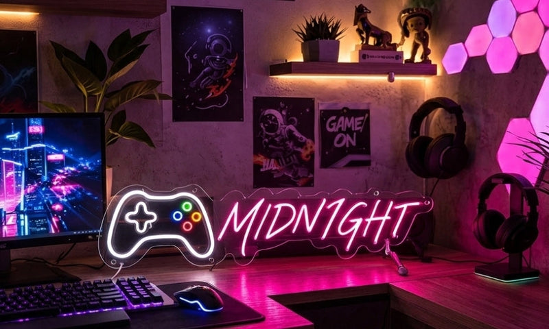 Neon Signs for Gaming Room That Transform Your Setup