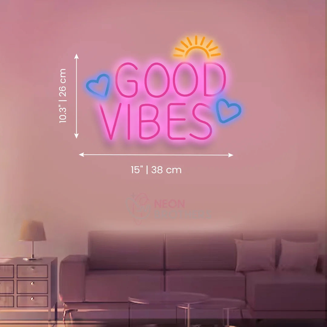Good Vibes Neon Sign