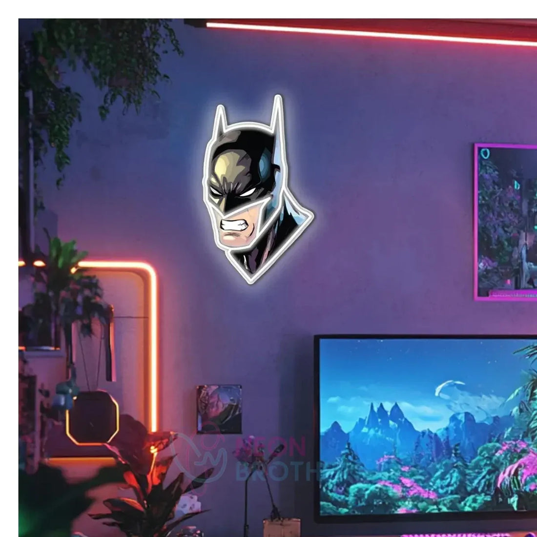 UV Printed Batman Neon Sign- Custom Neon Light