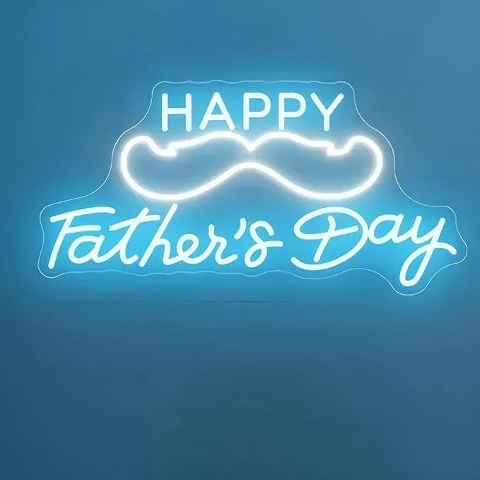 Personalised Father's Day Neon Sign LED Gift
