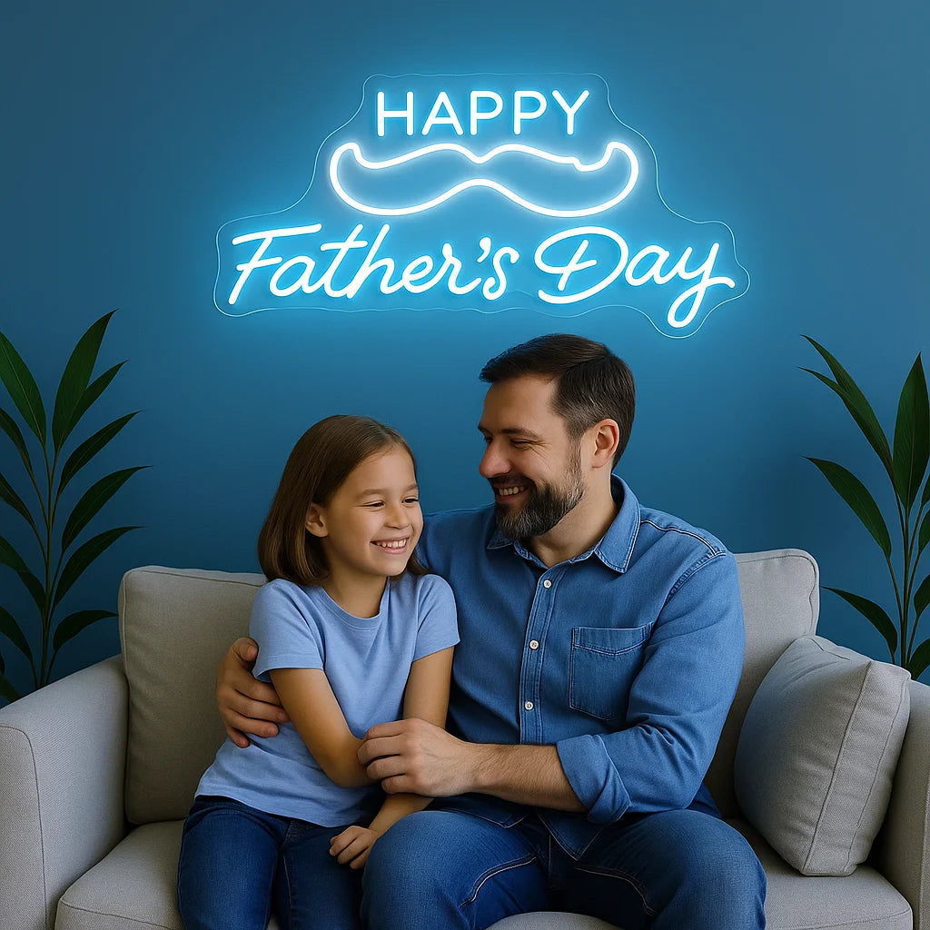Personalised Father's Day Neon Sign LED Gift