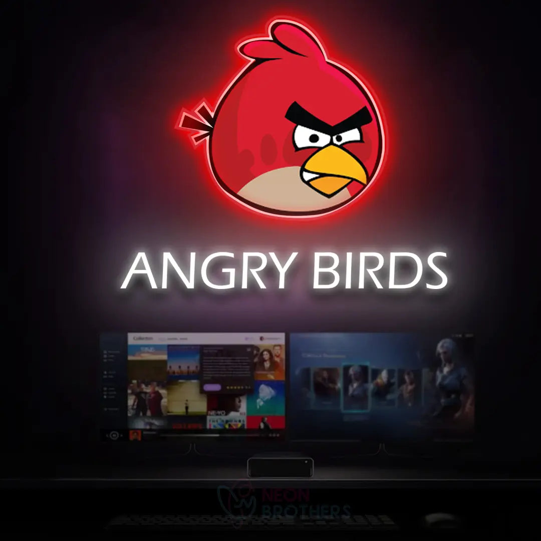 Angry Birds LED Neon Sign – Iconic Game Decor
