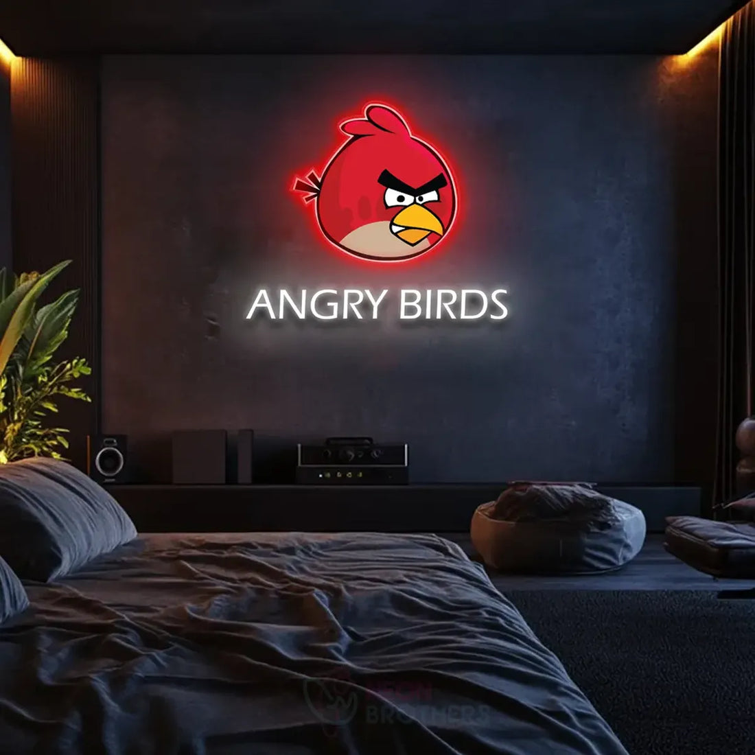 Angry Birds LED Neon Sign – Iconic Game Decor