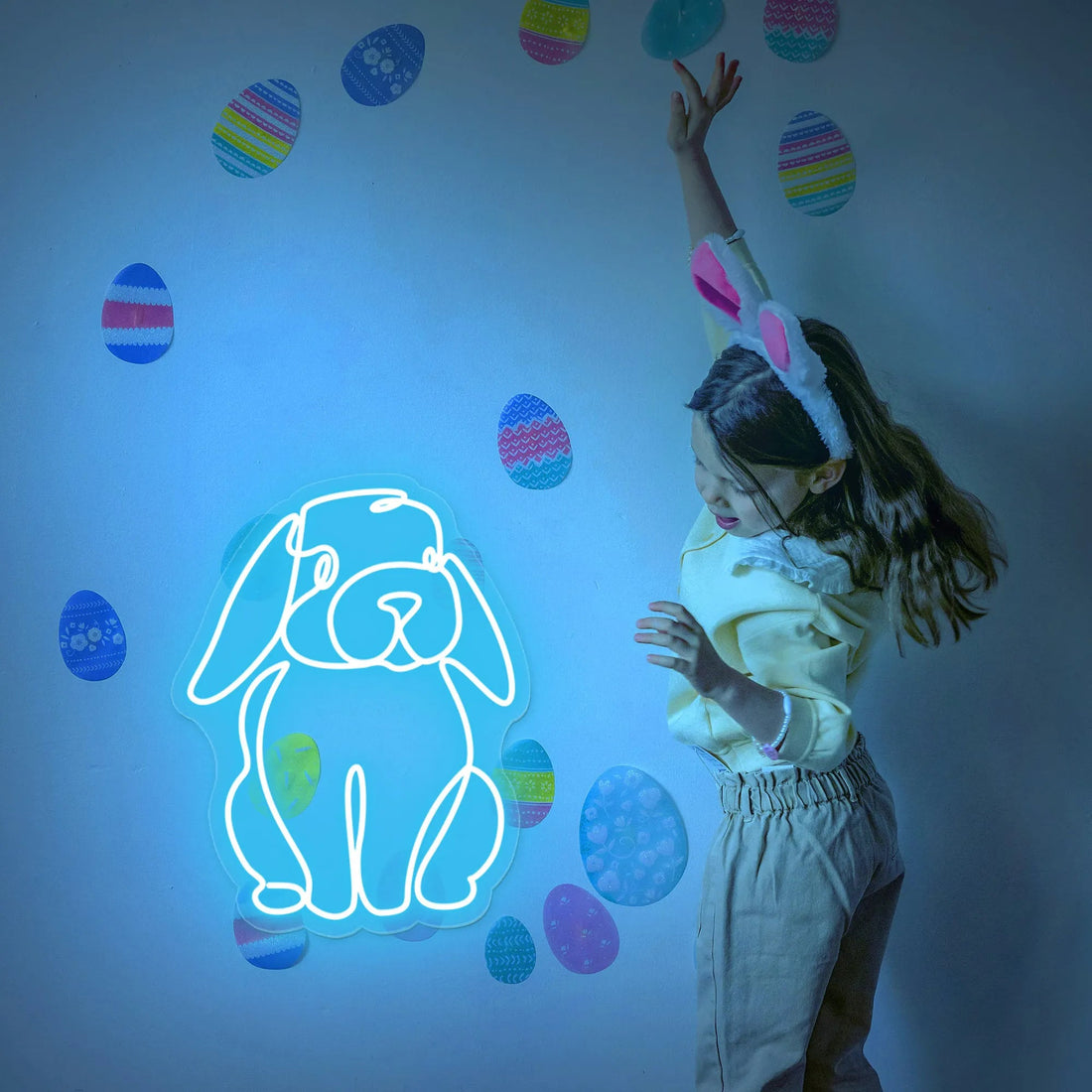 Bunny Cute Neon Sign – The Perfect Glow for Easter & Beyond - Neon Brothers