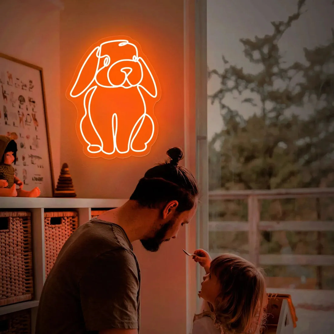 Bunny Cute Neon Sign – The Perfect Glow for Easter & Beyond - Neon Brothers
