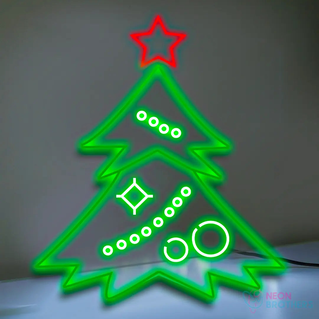 Christmas Tree - Laser Engraved Neon Sign