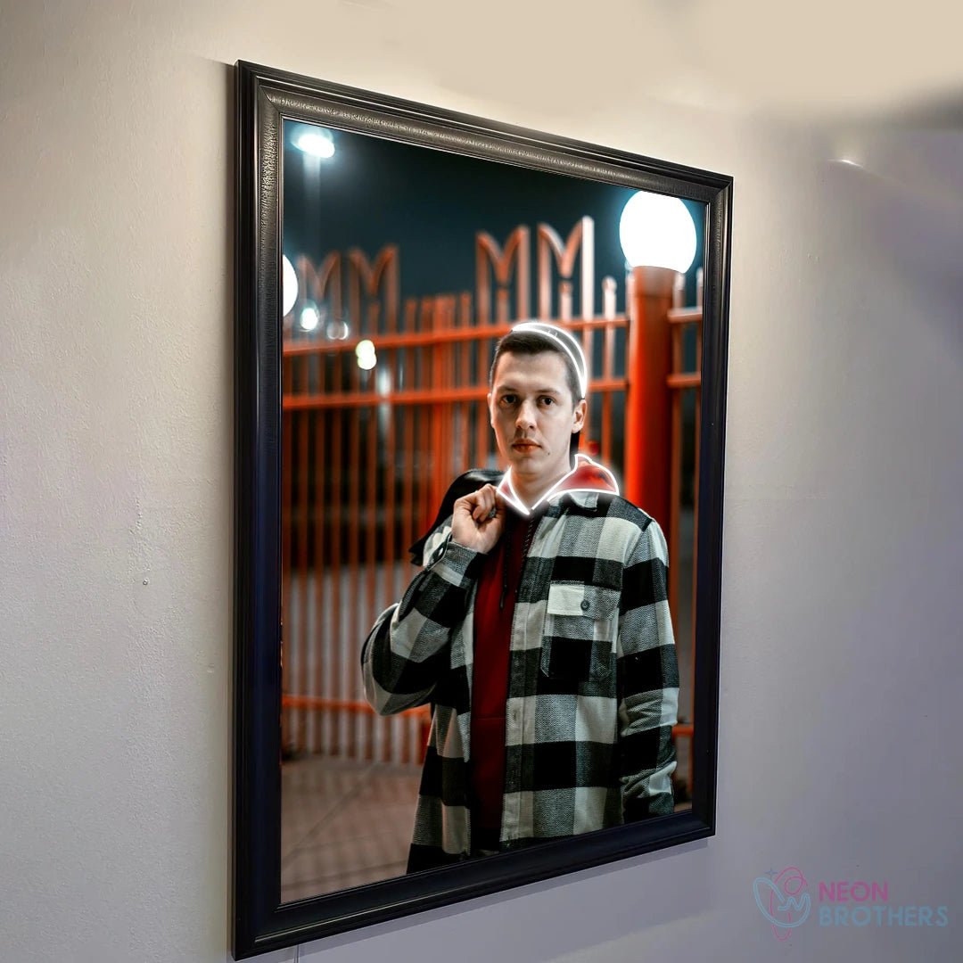 Custom Portrait Neon Sign – Personalized LED Artwork for Your Space - Neon Brothers
