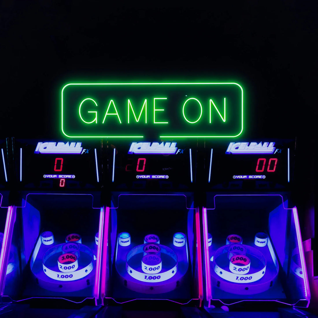 'Game On' Neon Sign for Kids & Gaming Rooms