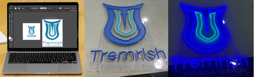 Custom Neon Sign for Omoh Financial Services