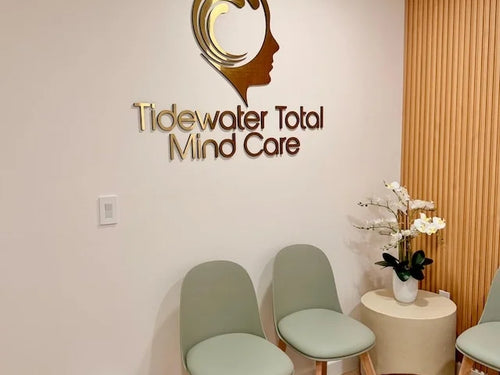 Custom Gold 3D Healthcare Wall Sign