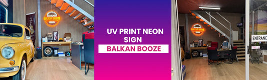 Balkan Booze - Custom Sign for Showroom