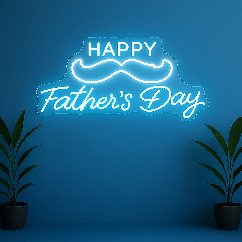 Personalised Father's Day Neon Sign LED Gift
