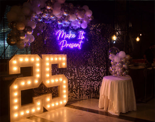 Marquee Number 21 Birthday Melbourne VIC - Neon Brothers