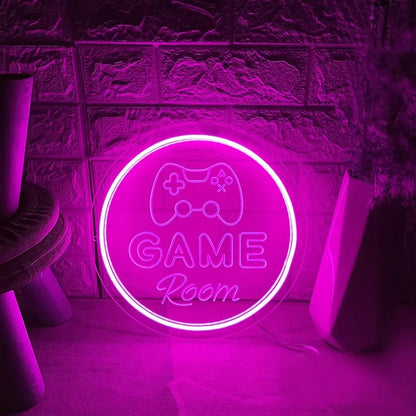 Game Room Neon Sign – Custom Game Pad LED Light by Neon Brothers