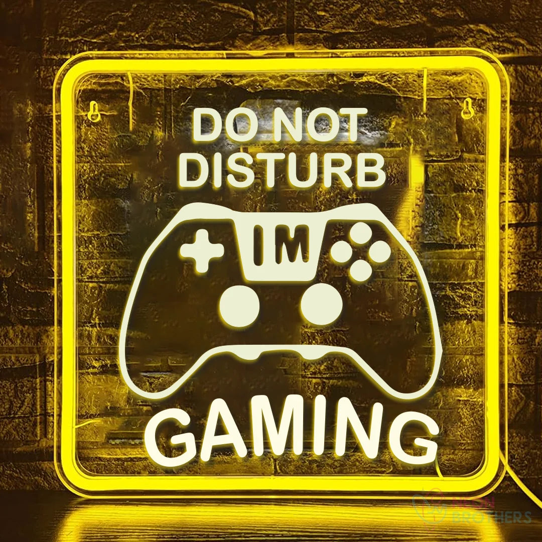 Game Lover Neon Sign -  Laser Engraved Gaming Console