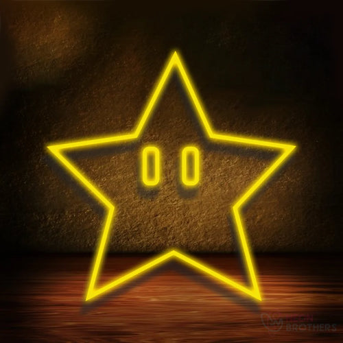 Glowing Star LED Neon Sign - Magical Room Decor
