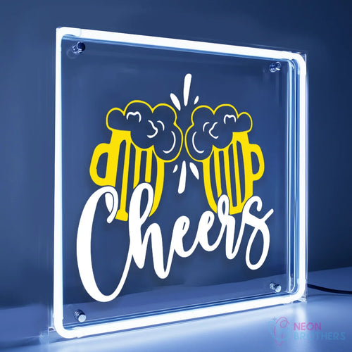 Cheers Neon Sign – Laser Engraved Bar Light