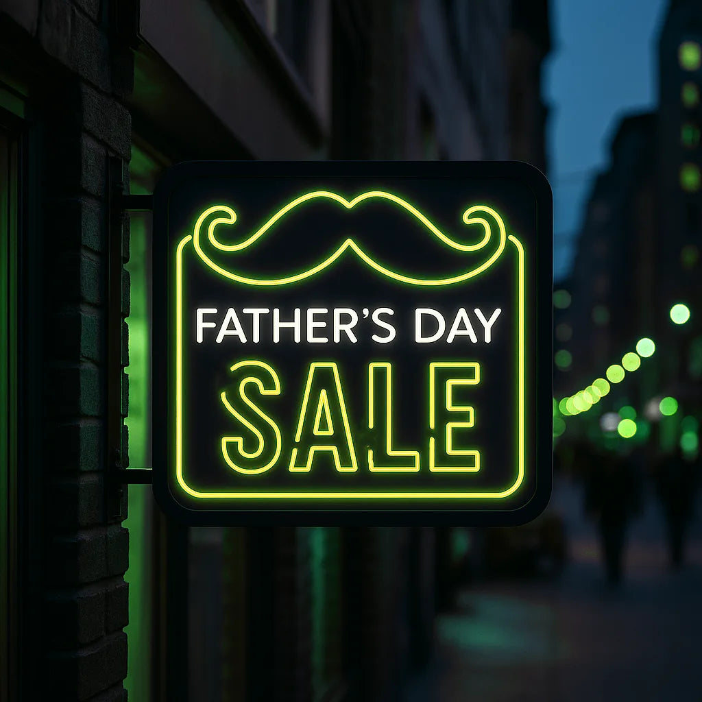 Father's Day Sale Neon Sign LED Store Display