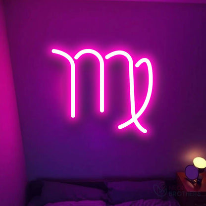 Zodiac Sign Constellations Neon Light – Celestial Wall Art for the Modern Home