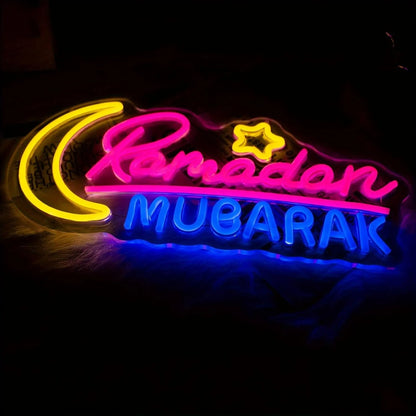 Ramadan Decoration Neon Sign – Elegant Ramadan Kareem LED Light for Islamic Home Décor