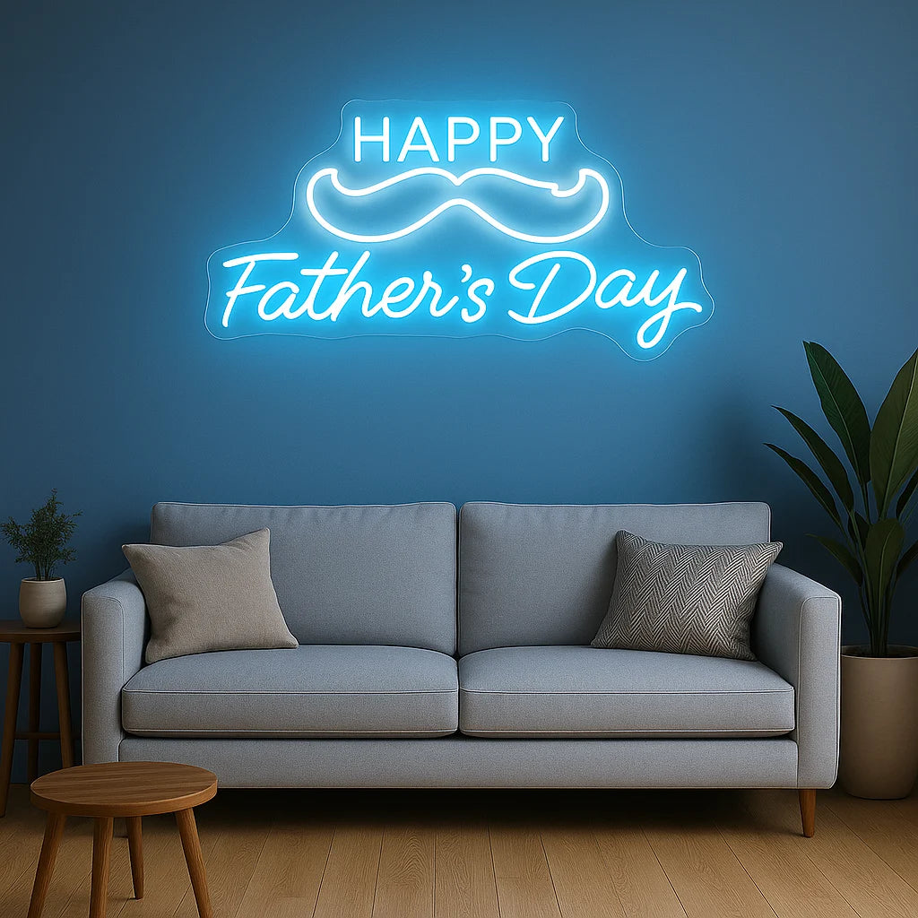 Personalised Father's Day Neon Sign LED Gift