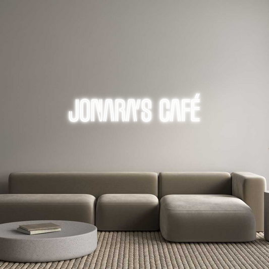 Custom Neon: Jonara’s Café