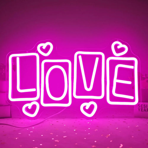 Heart LED Neon Sign - Valentine's & Wedding Decor