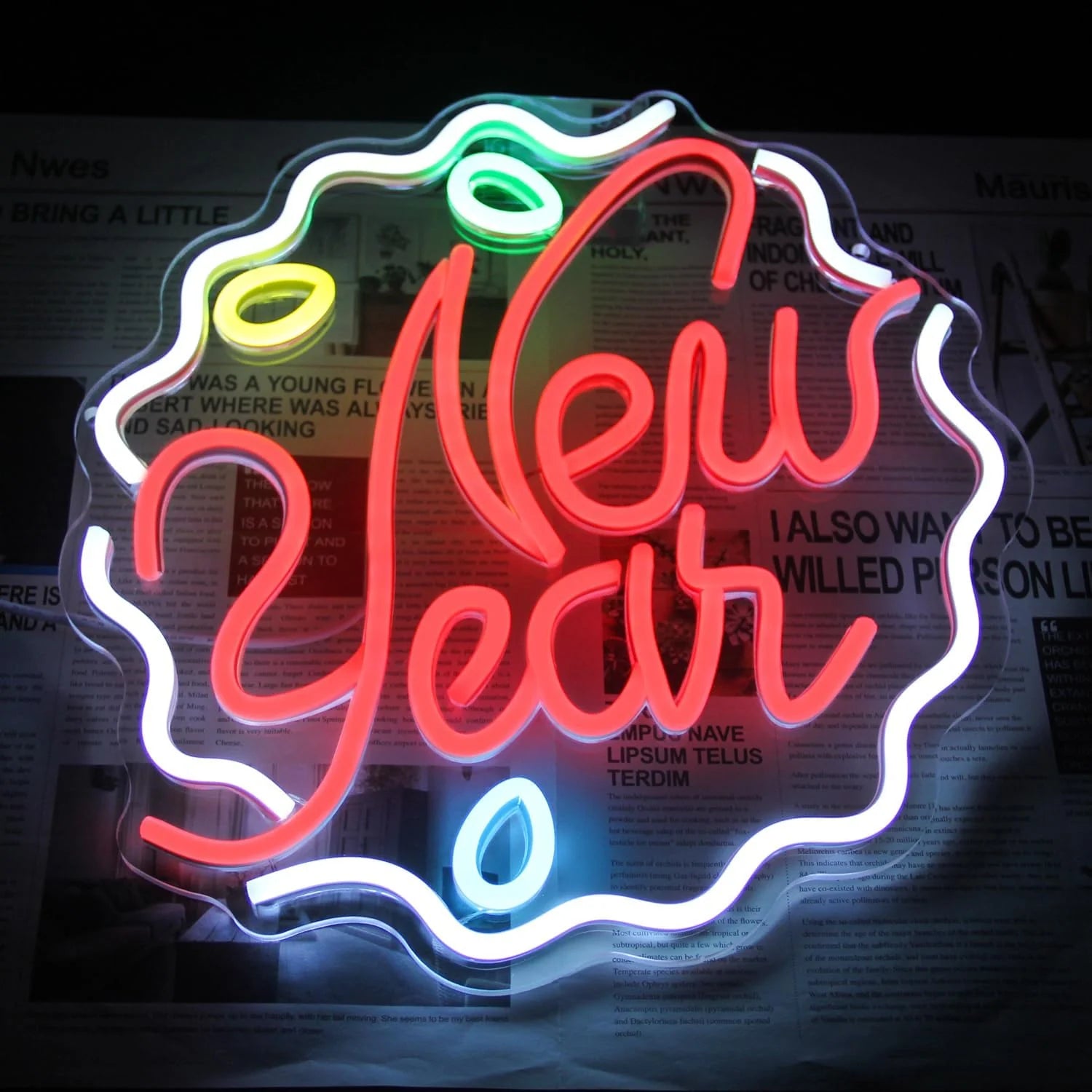 New year Neon Sign