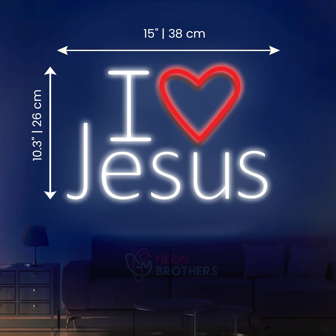 I Love Jesus - Neon Sign