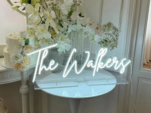 Neon on Acrylic Stand (Desk & Table Signs)