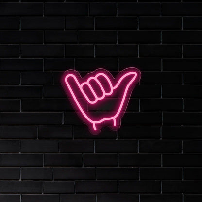 MINI SHAKKA HAND-LED NEON SIGN!-Neonsigns-45 x 90 cm-Hot Pink-Neon Brothers