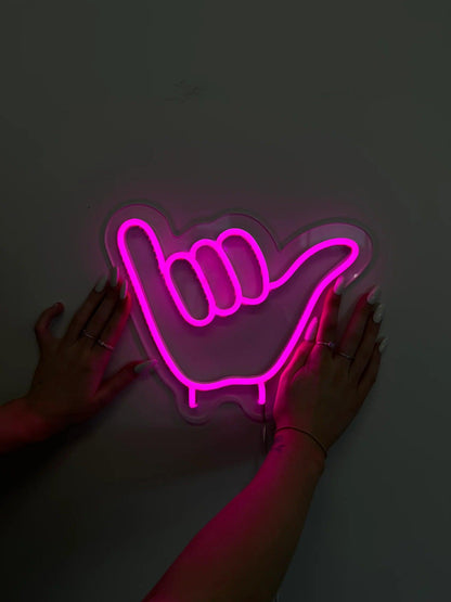 MINI SHAKKA HAND-LED NEON SIGN!-Neonsigns-45 x 90 cm-Hot Pink-Neon Brothers