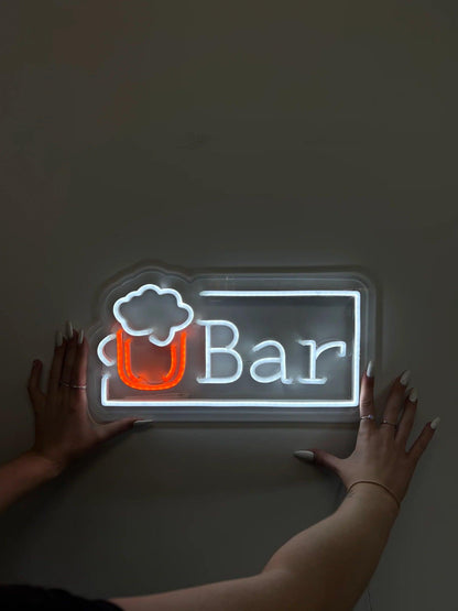 MINI BAR LED NEON SIGN!-Neonsigns-60 x 60 cm-Neon Brothers