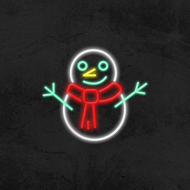 " Snowman " - LED Neon Sign