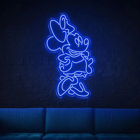 Mini Mouse LED Neon Sign!-Neonsigns-45 x 105 cm-Blue-Indoor-Neon Brothers