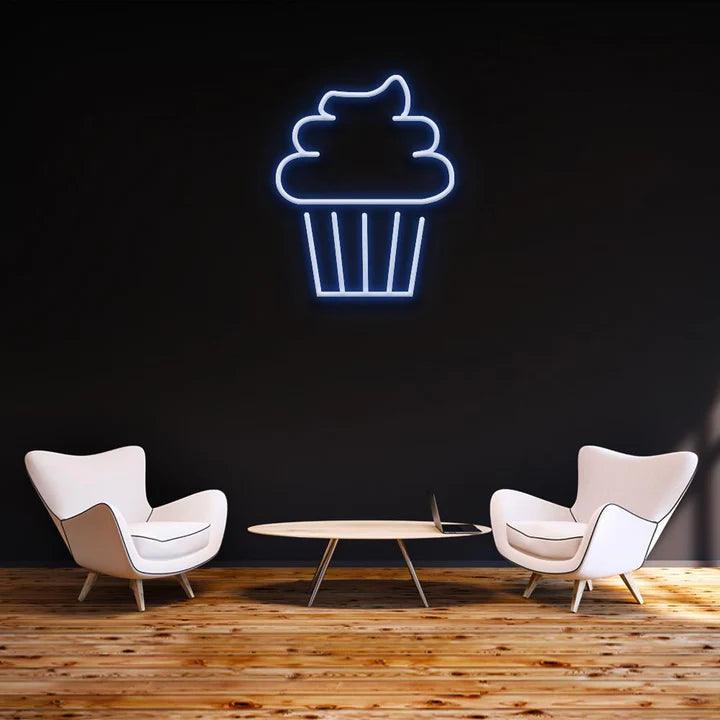 Cake - LED Neon Sign-Neonsigns-45 x 90 cm-Blue-Neon Brothers