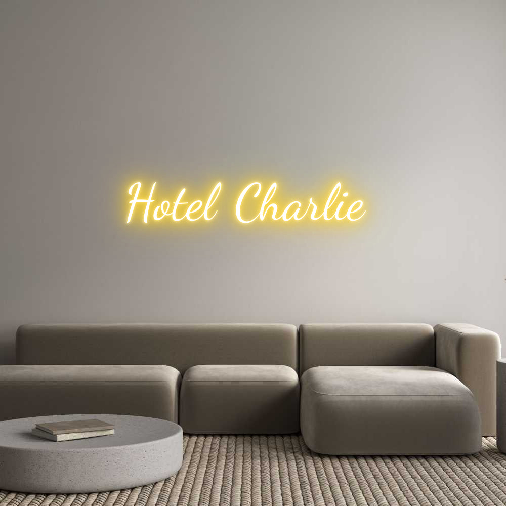 Custom Neon: Hotel Charlie