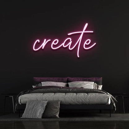 CREATE NEON SIGN-Neonsigns-Pink-45 x 90 cm-No-Neon Brothers