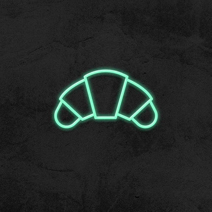 CROISSANT - LED NEON SIGN-Neonsigns-45 x 105 cm-Teal-Neon Brothers