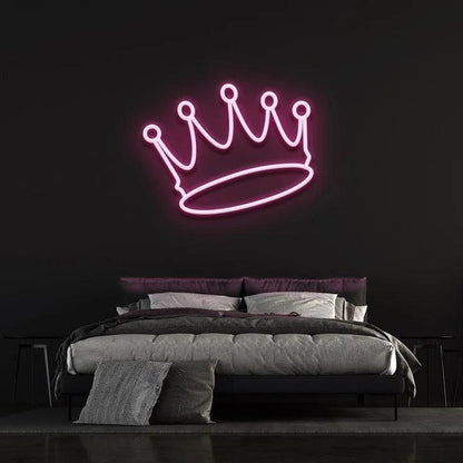 CROWN - LED NEON SIGN-Neonsigns-Pink-60 x 120 cm-Neon Brothers