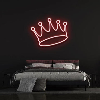 CROWN - LED NEON SIGN-Neonsigns-Red-60 x 120 cm-Neon Brothers