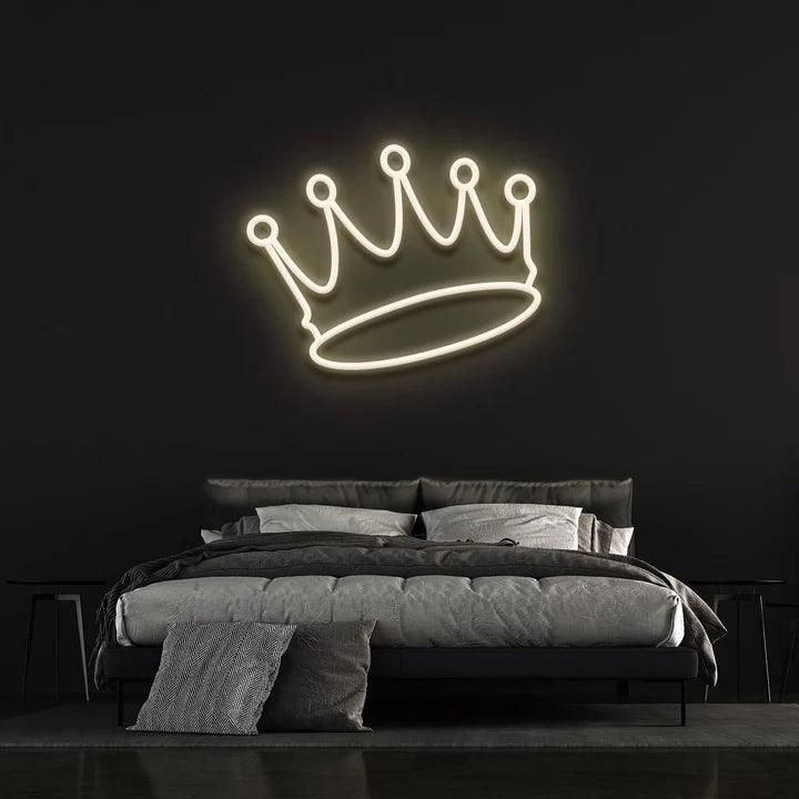 CROWN - LED NEON SIGN-Neonsigns-white-60 x 120 cm-Neon Brothers