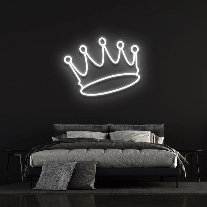 CROWN - LED NEON SIGN-Neonsigns-White-60 x 120 cm-Neon Brothers