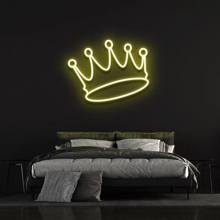 CROWN - LED NEON SIGN-Neonsigns-Yellow-60 x 120 cm-Neon Brothers