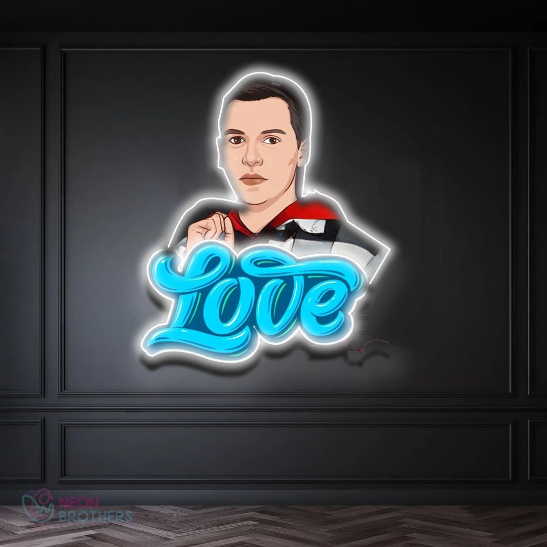 Custom Portrait Neon Sign – Personalized LED Artwork for Your Space - Neon Brothers