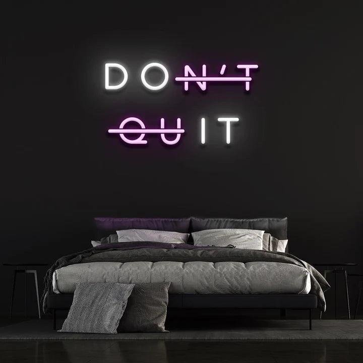 DON'T QUIT NEON SIGN-Neonsigns-Purple-45 x 105 cm-No-Neon Brothers