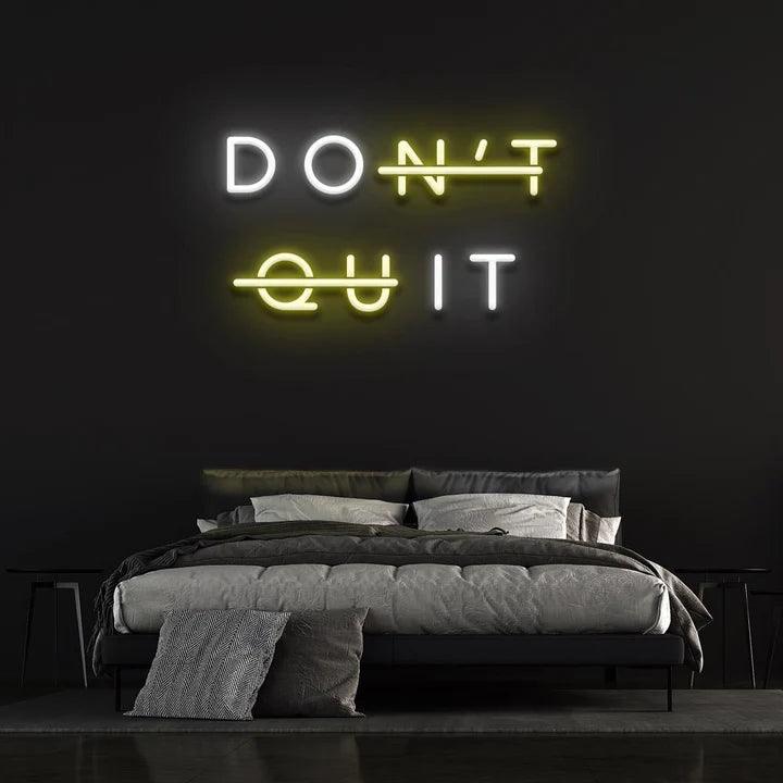 DON'T QUIT NEON SIGN-Neonsigns-Yellow-45 x 105 cm-No-Neon Brothers