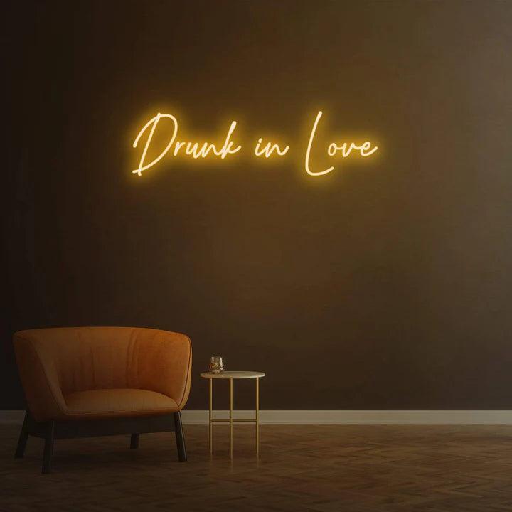 Drunk in Love - LED Neon Sign-Neonsigns-Orange-60 x 120 cm-Neon Brothers