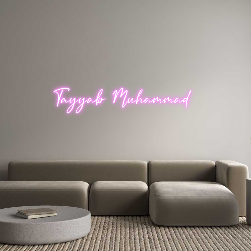 Custom Neon: Tayyab Muhamm...