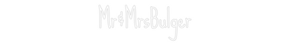 Type To Design: Mr&MrsBulger